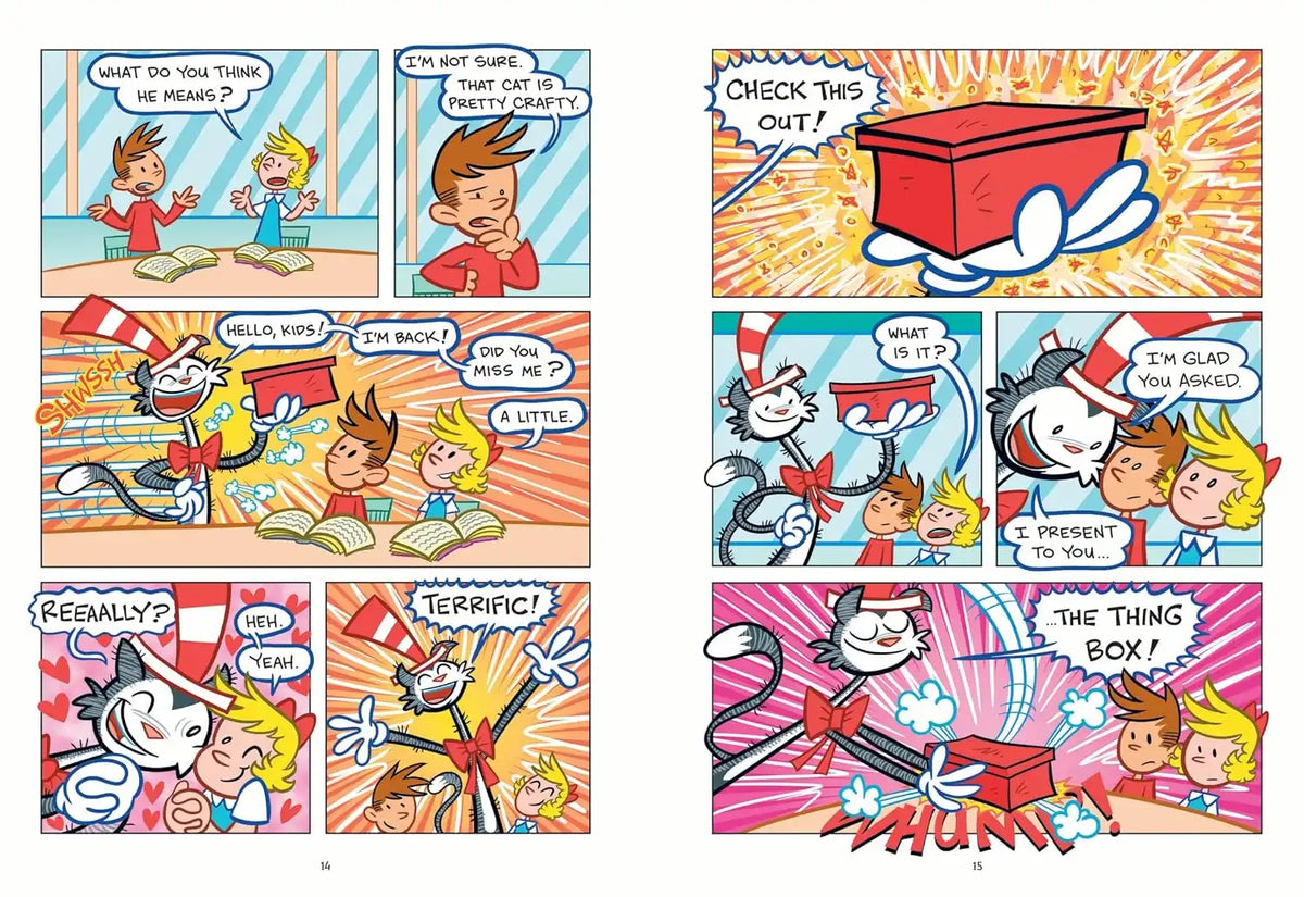 Dr Seuss Graphic Novel : Thing One And Thing Two Have Homework To Do