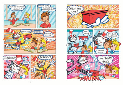 Dr Seuss Graphic Novel : Thing One And Thing Two Have Homework To Do