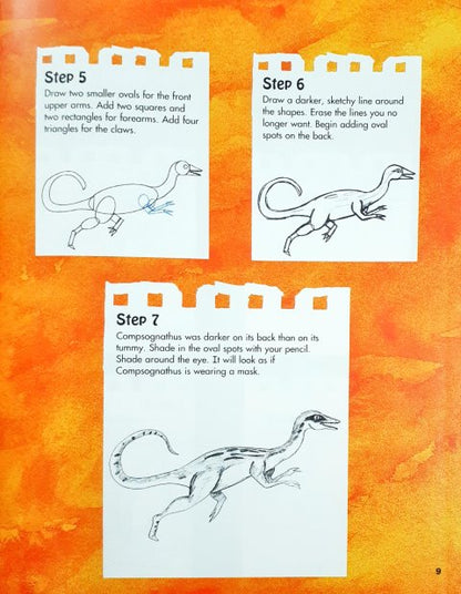 Drawing And Learning About Dinosaurs Using Shapes And Lines