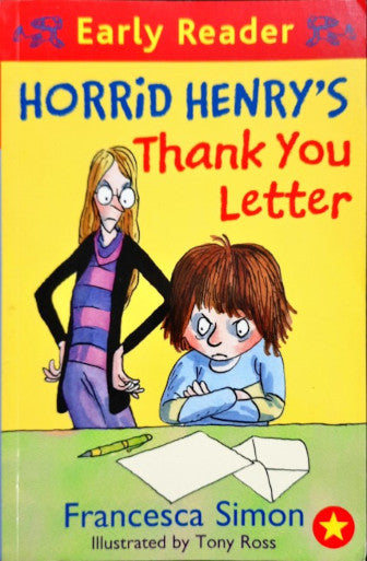 Early Reader Horrid Henry's Thank You Letter