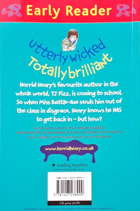 Early Reader Horrid Henry's Author Visit – Books and You