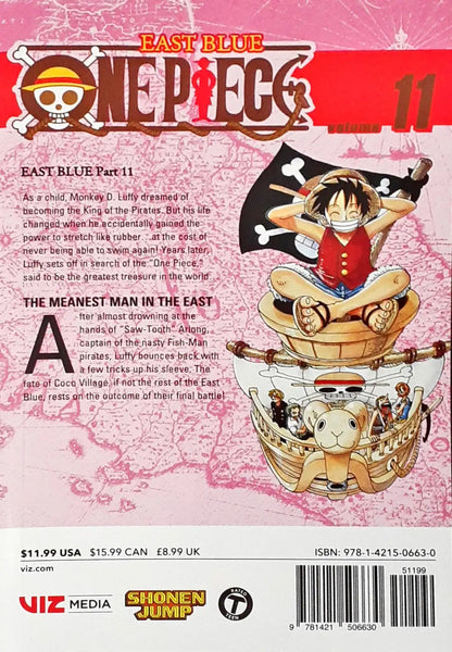 One Piece : Volume 11 - The Meanest Man in the East