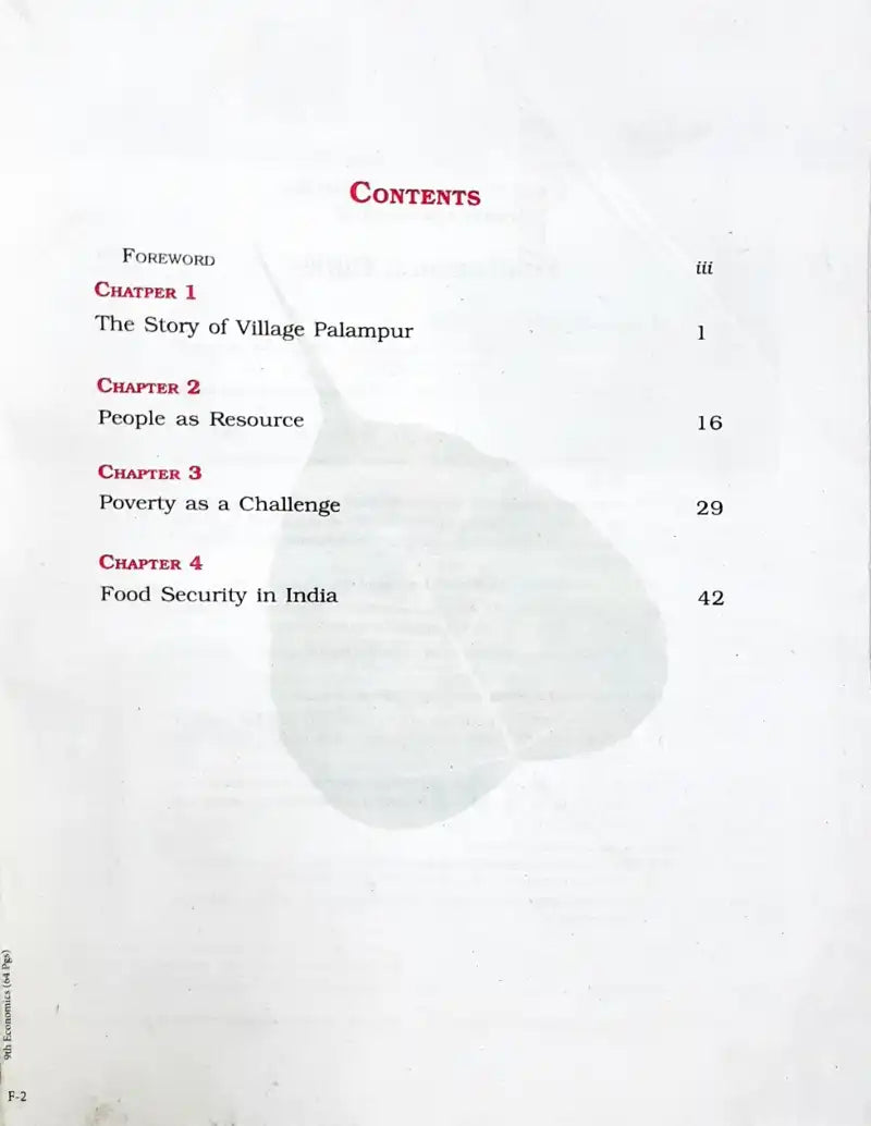 NCERT Economics Grade 9 - Textbook