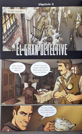 El Sabueso de los Baskerville Spanish A Graphic Novel