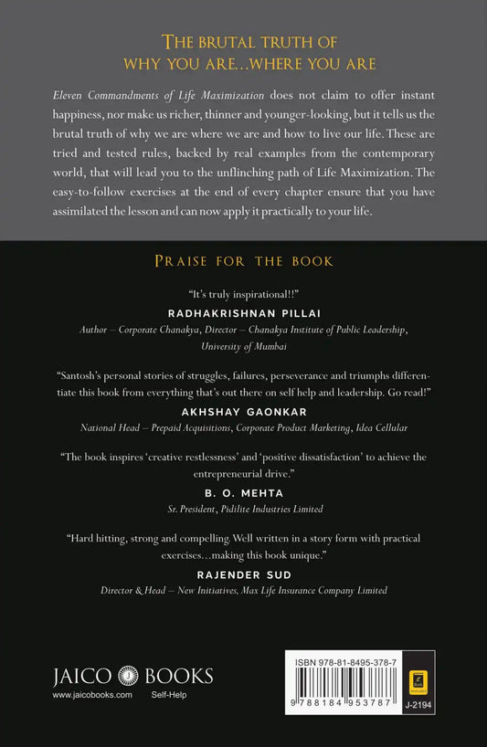 Eleven Commandments Of Life Maximization