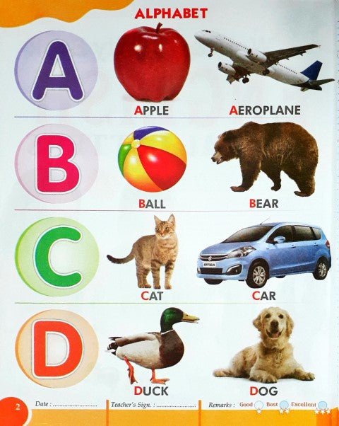 Work & Activity Book English Capital Letters