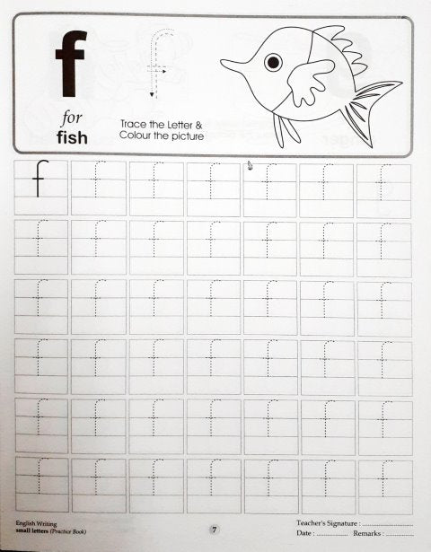 Small Letter Eworkbook English Writing Small Letters Practice Book – Books and You