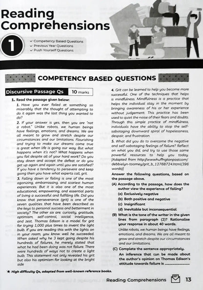 Educart One-shot English Language and Literature CBSE Class 10 Question Bank 2025-26