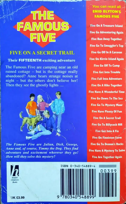 The Famous Five #15 Five On A Secret Trail (P)