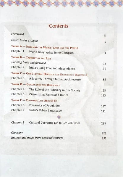 NCERT New Edition Social Studies Grade 8 : Exploring Society - India and Beyond - Part 1 and 2