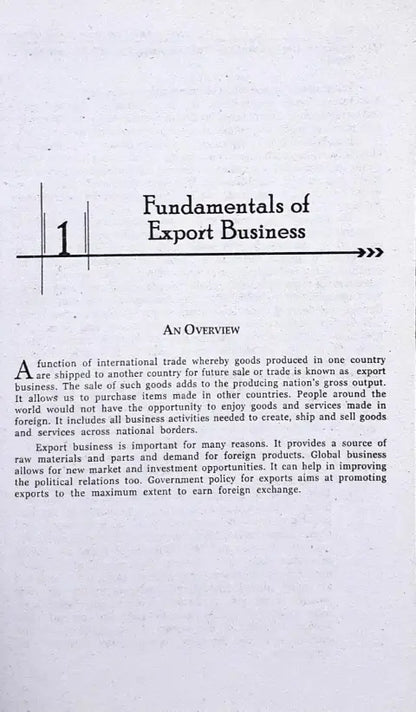 Export Procedures And Documentation AED-01 (P)