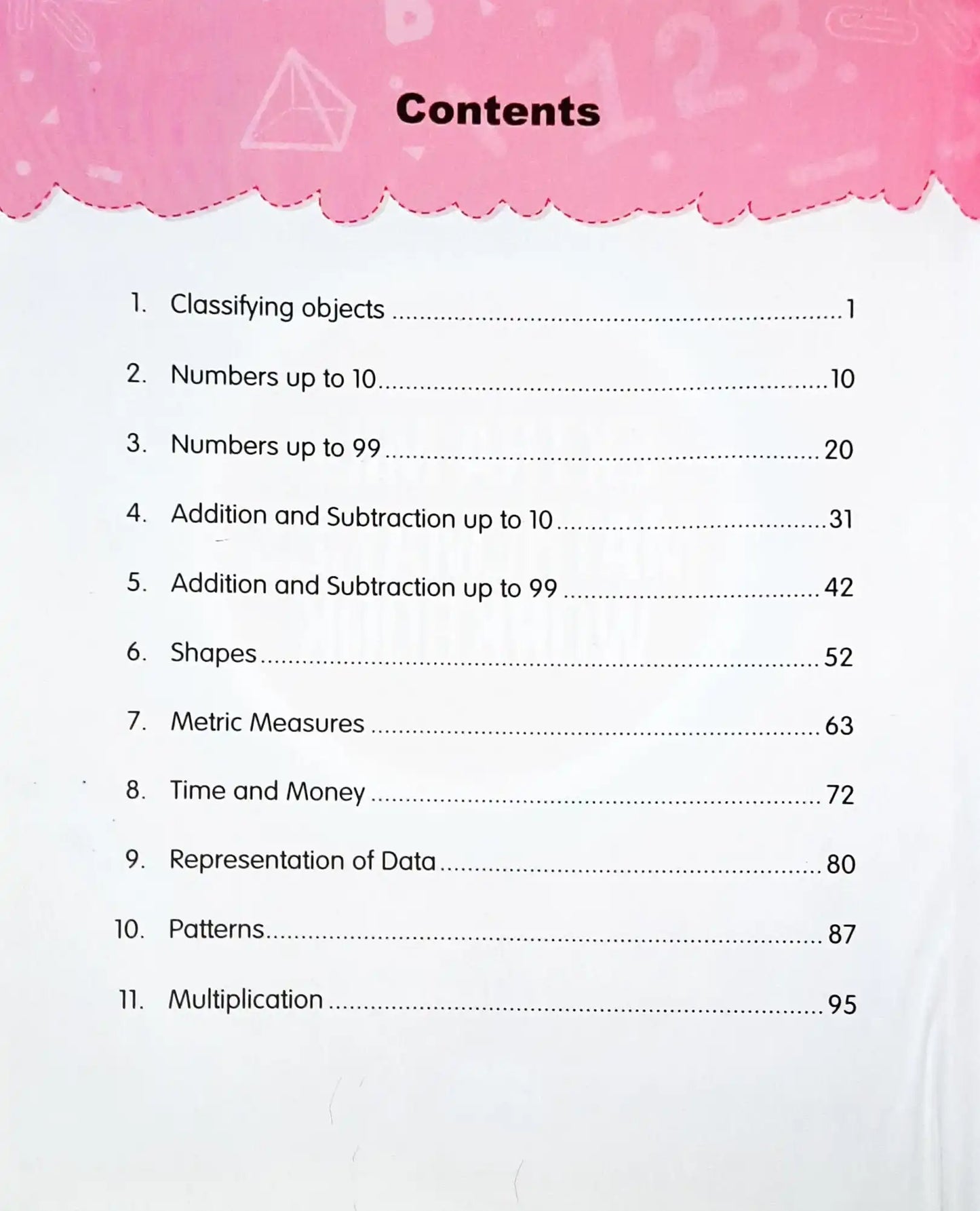 Extra Mile Mathematics Workbook Class 1