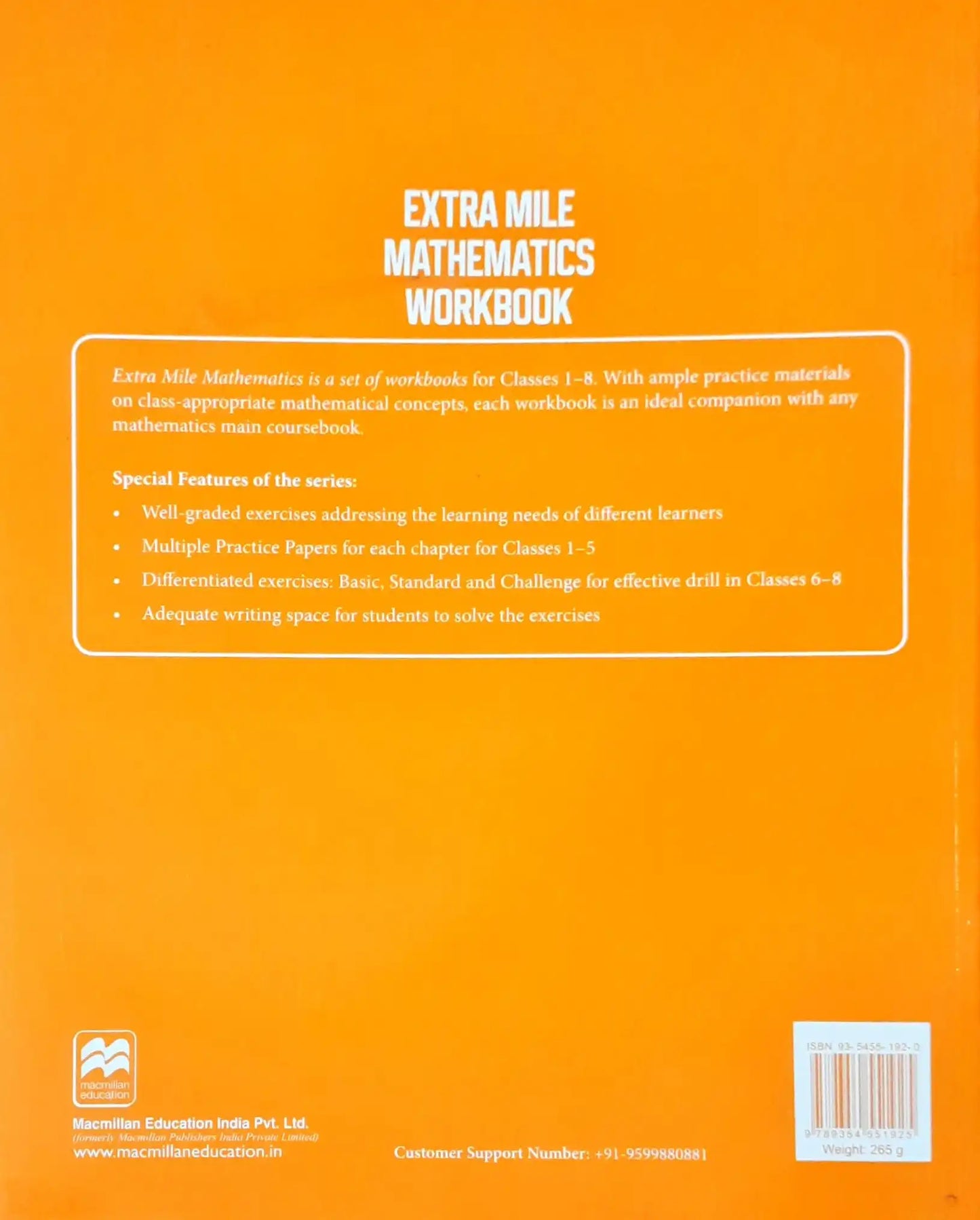Extra Mile Mathematics Workbook Class 4