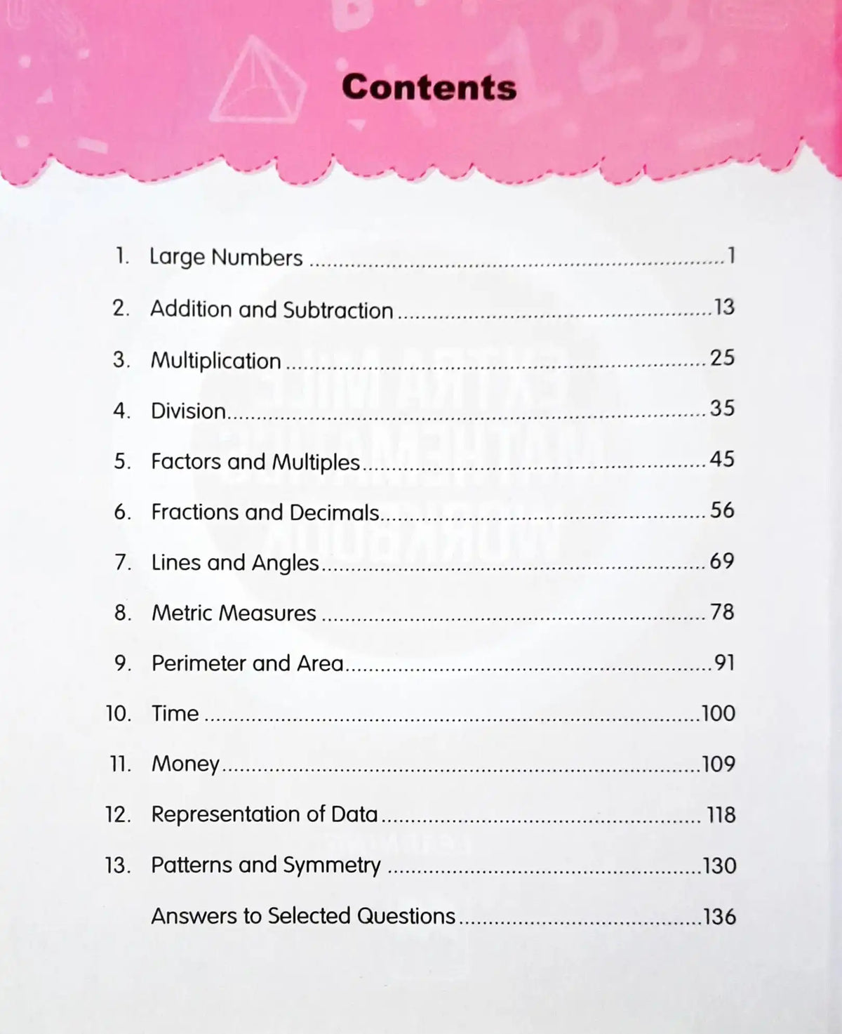 Pink Mile Math Extra Mile Mathematics Workbook Class 4 – Books and You