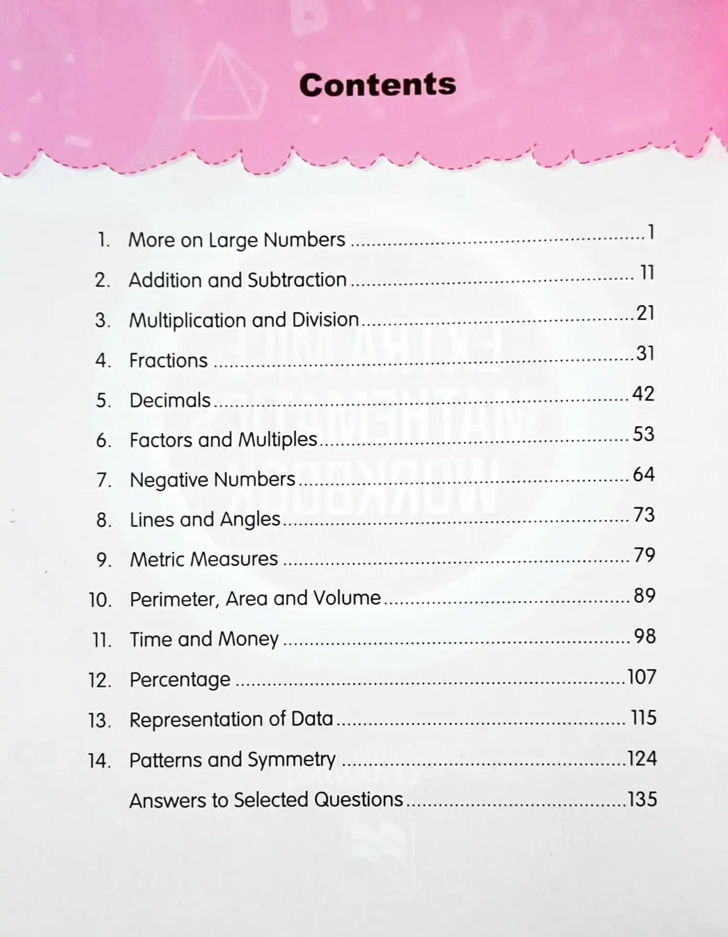 Extra Mile Mathematics Workbook Class 5