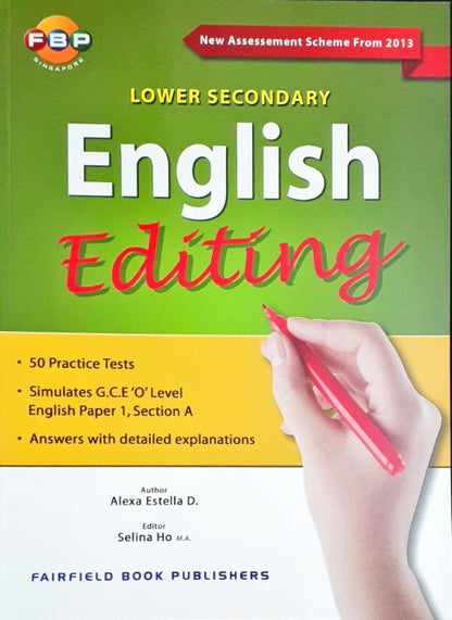 FBP Lower Secondary English Editing