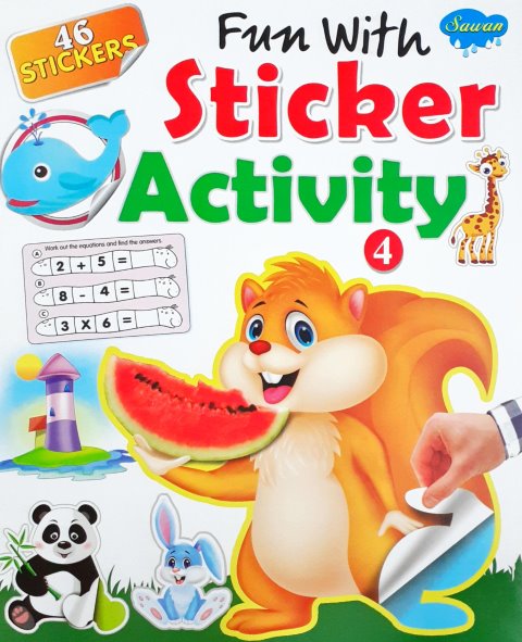Fun Activity Text Sticker Fun With Sticker Activity 4 46 Stickers – Books and You