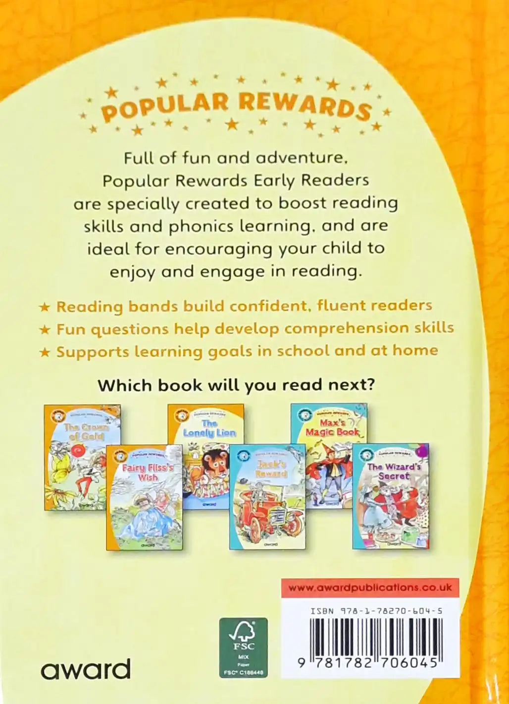 Fairy Fliss's Wish : Popular Rewards - Orange Early Reader