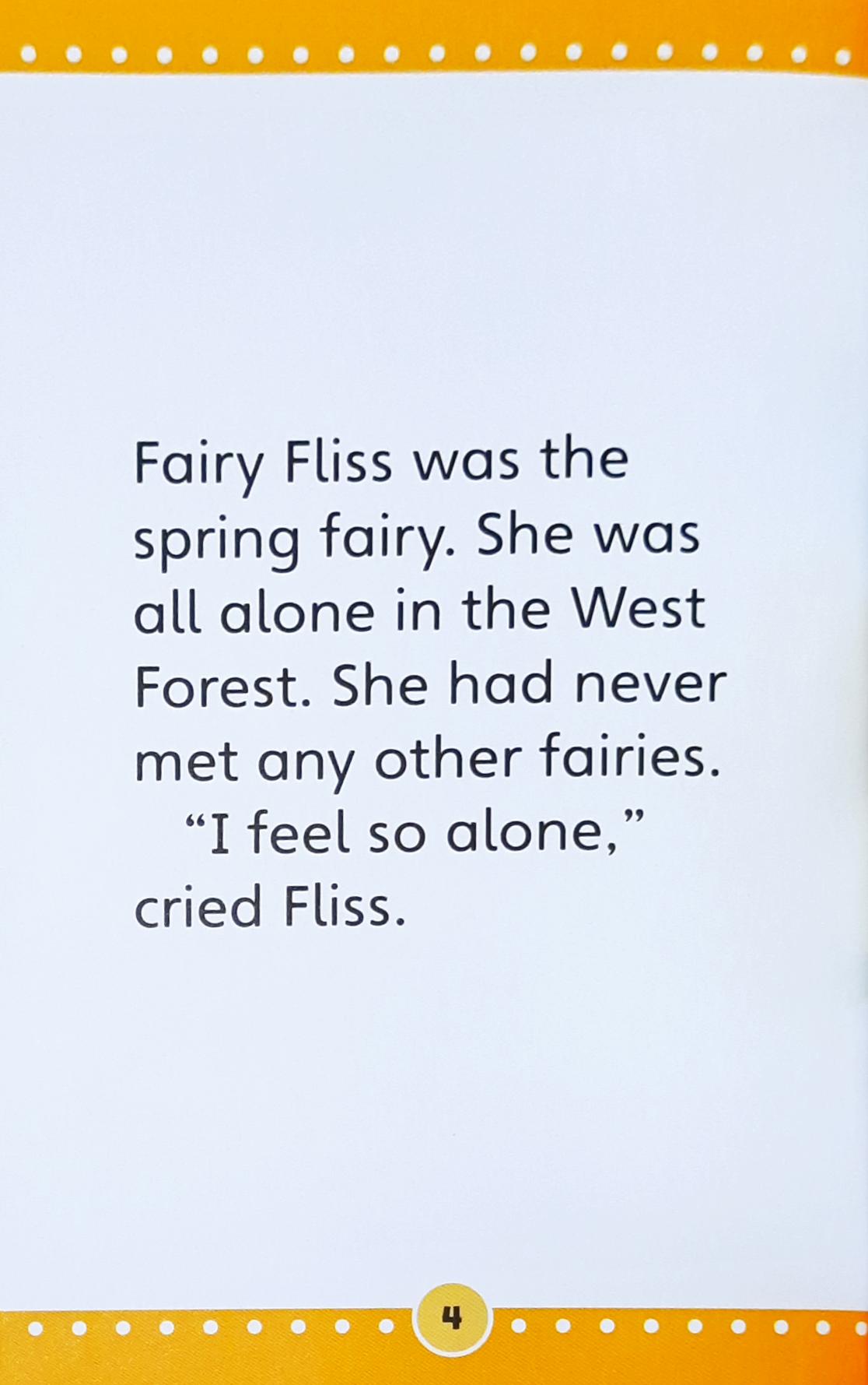Fairy Fliss's Wish : Popular Rewards - Orange Early Reader