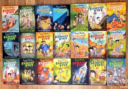 The Famous Five Complete Box Set Of 21 Titles