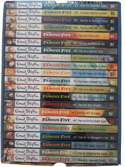 The Famous Five Complete Box Set Of 21 Titles