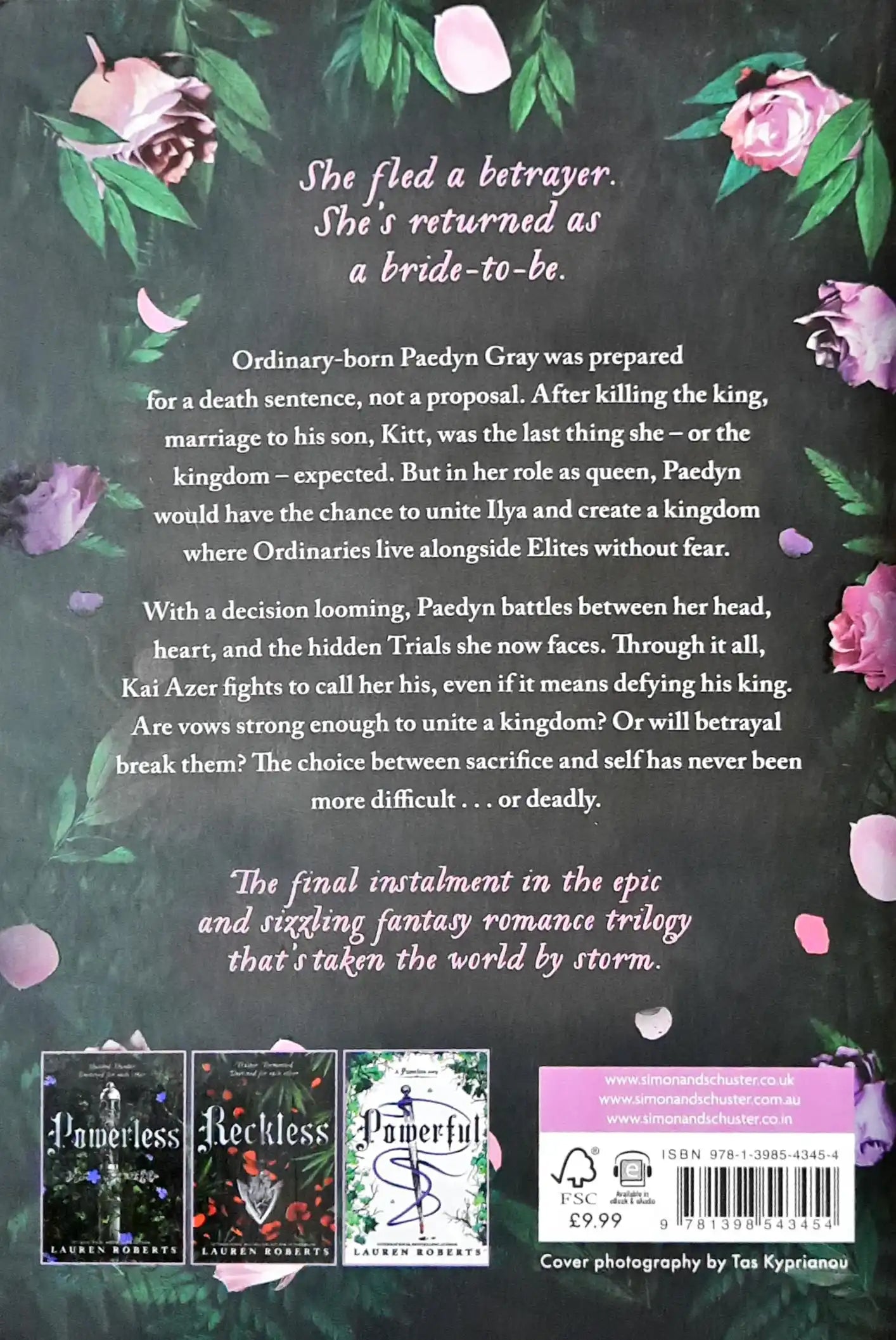 The Powerless Trilogy #3 : Fearless – Books and You