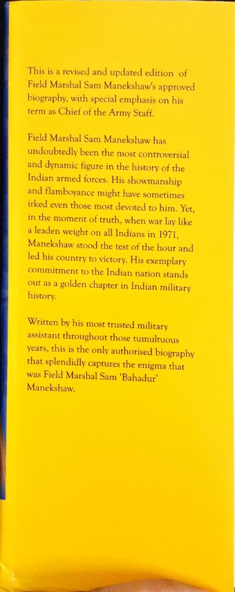 Field Marshal Sam Manekshaw Soldiering with Dignity