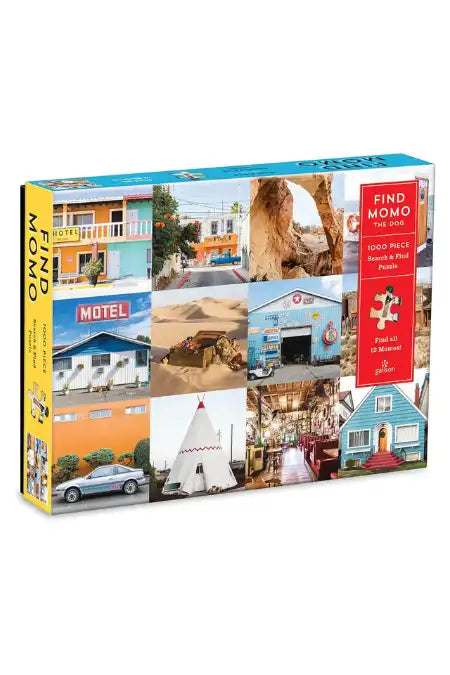 Galison Find Momo 1000 Piece Jigsaw Puzzle