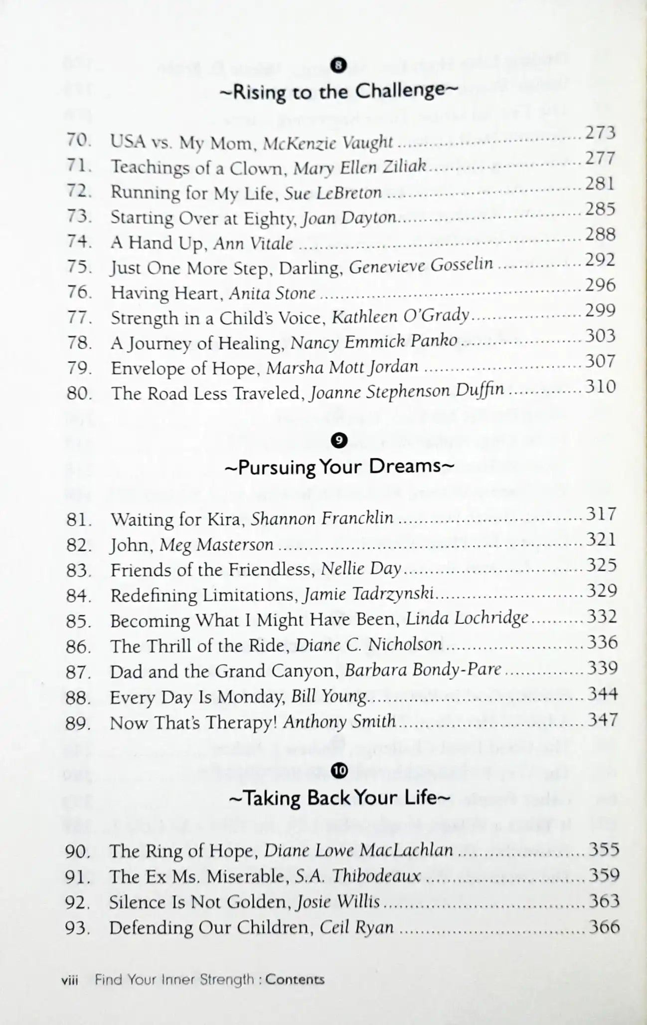 Chicken Soup for the Soul : Find Your Inner Strength