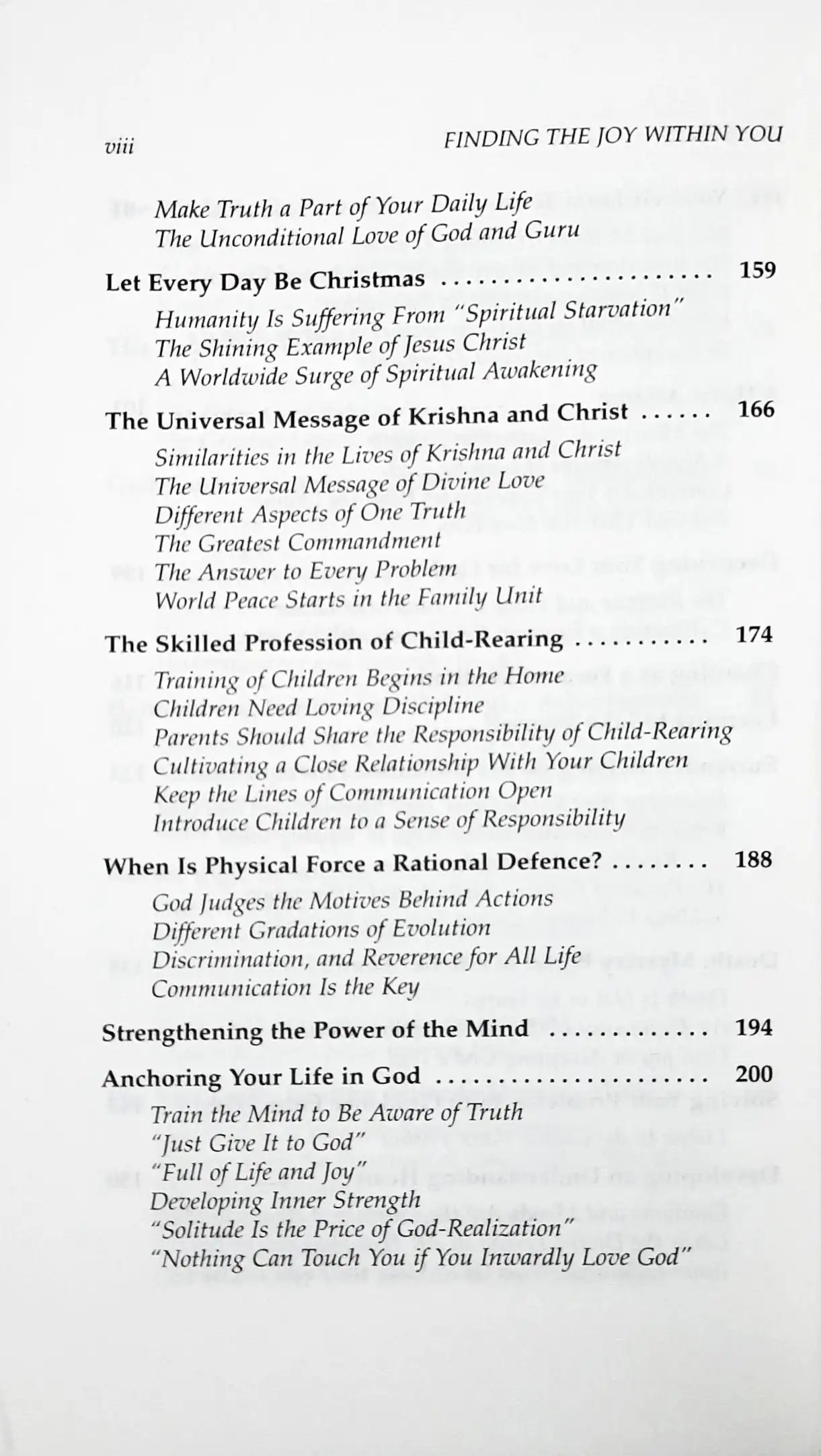 Finding the Joy within You