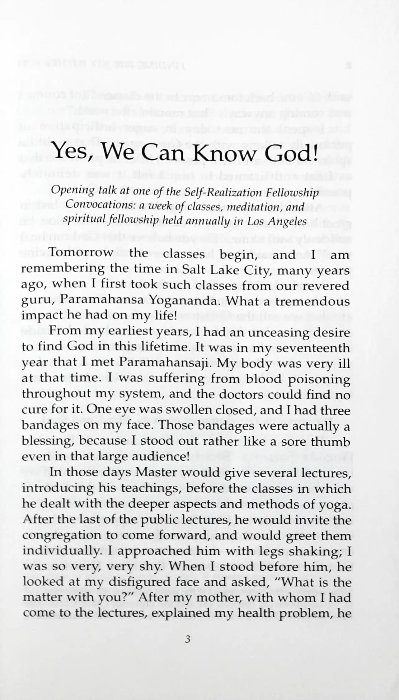 Finding the Joy within You