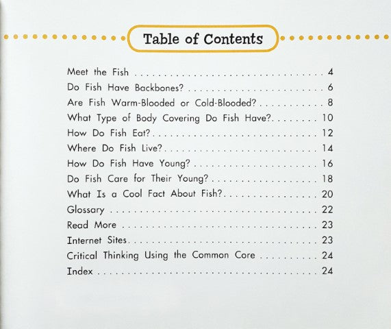 Animal Kingdom Questions And Answers Fish A Question And Answer Book