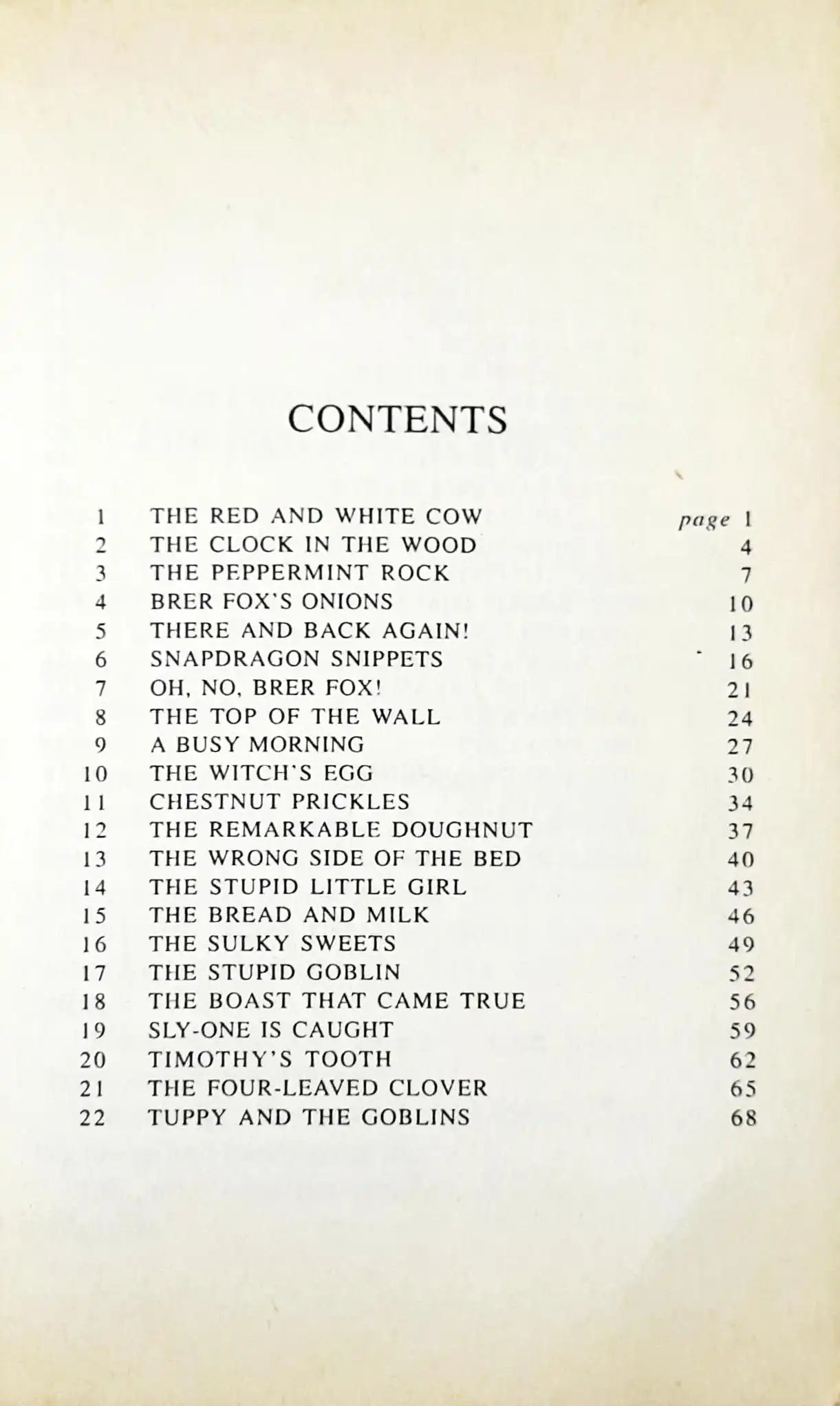 The O'Clock Tales Collection : Five O'Clock Tales (P)