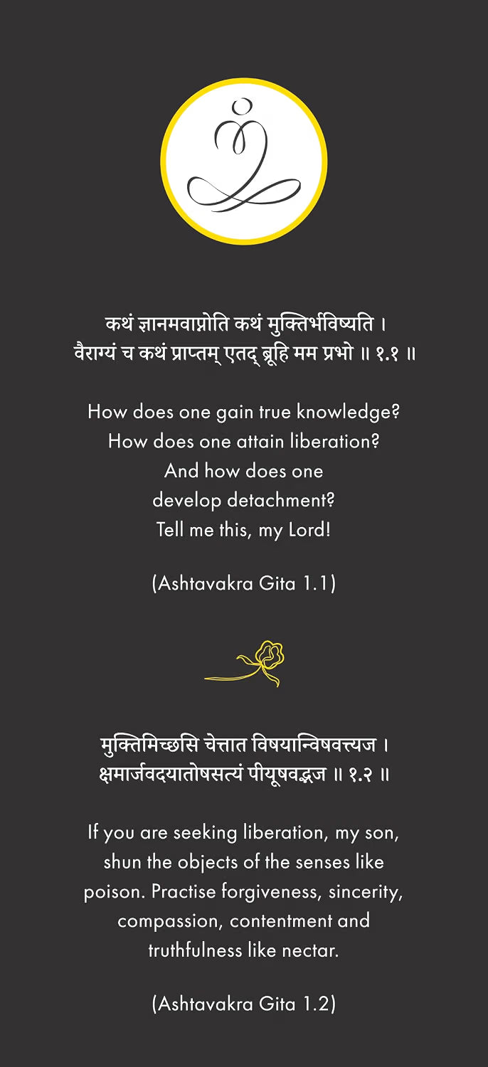 Five Prescriptions for the Soul from the Ashtavakra Mahagita