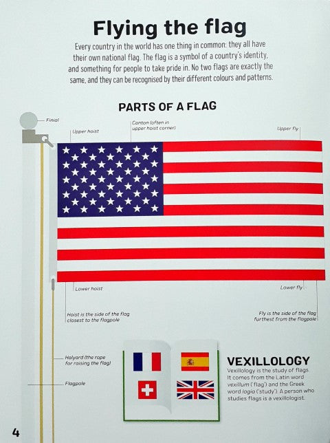 Flags of The World Sticker Book