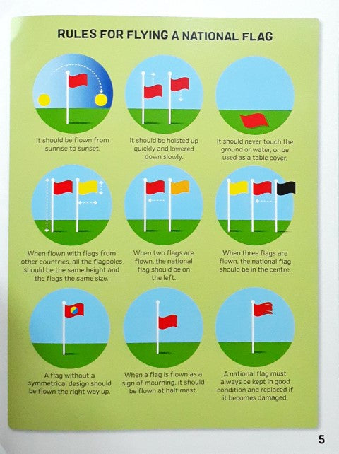 Flags of The World Sticker Book