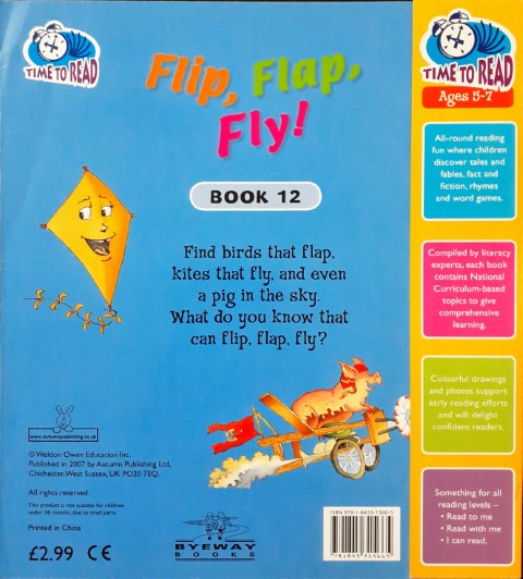 Time To Read Flip Flap Fly Book 12