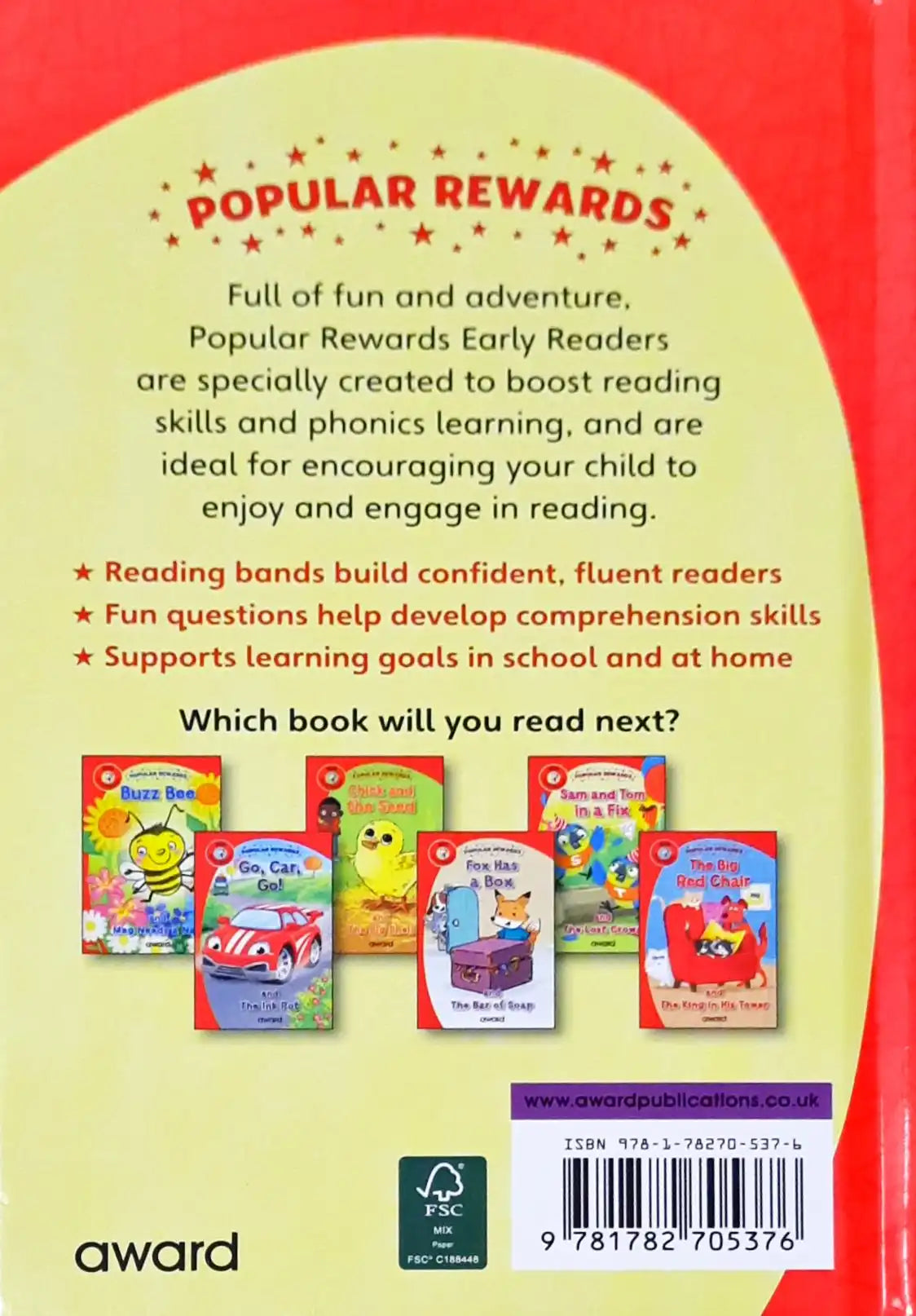 Fox Has a Box and The Bar of Soap : Popular Rewards - Red Early Reader