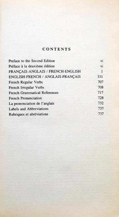 The Bantam New College French And English Dictionary