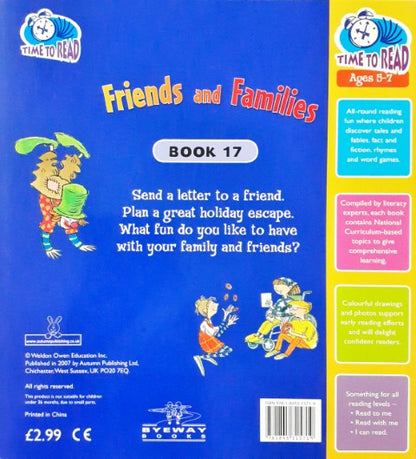 Time To Read Friends And Families Book 17