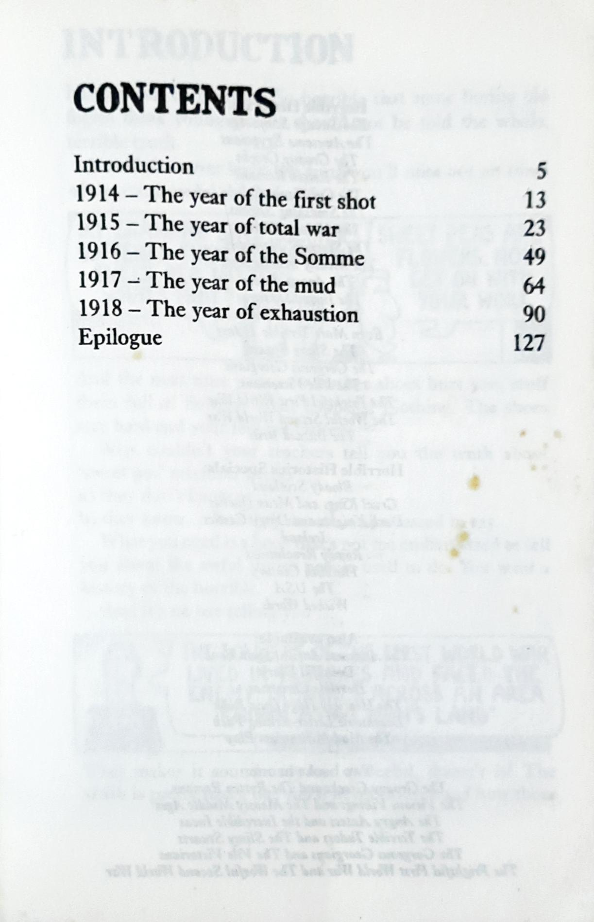 Horrible Histories Frightful First World War (P)