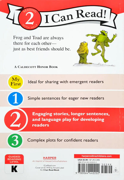 Frog and Toad #1 : Frog and Toad Are Friends - An I Can Read Book Level 2