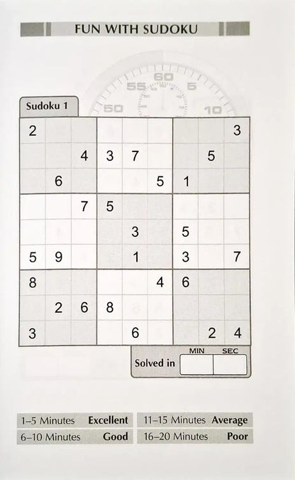 Funtime Sudoku Puzzle Digest : Pink Book