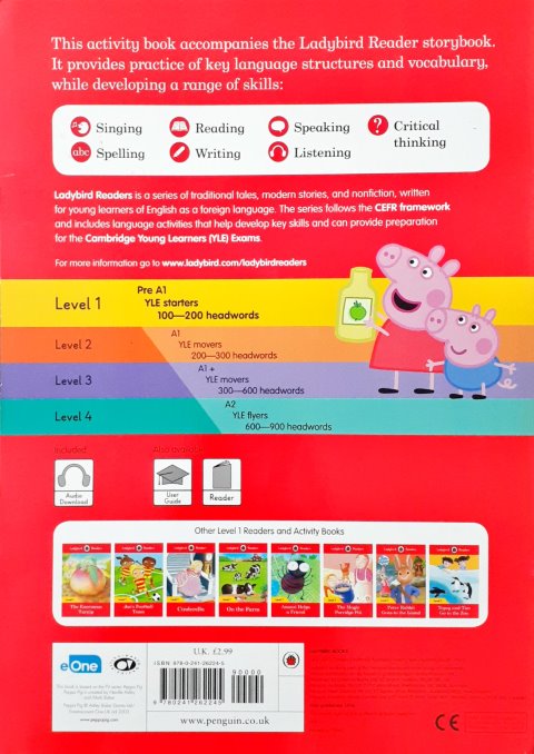 Peppa Pig: Fun With Old Things Activity Book Level 1