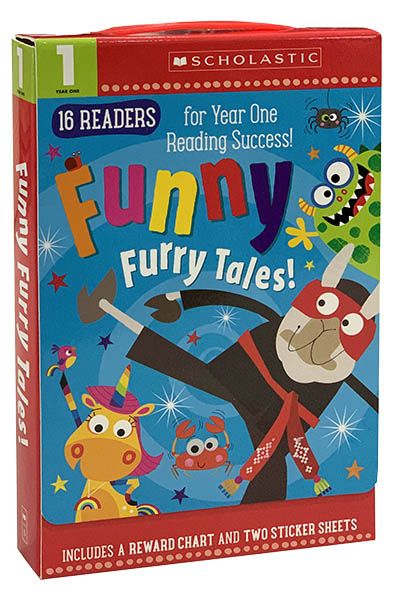 Funny Furry Tales 16 Book Boxset Pack of 16 Readers for Year One Reading Success