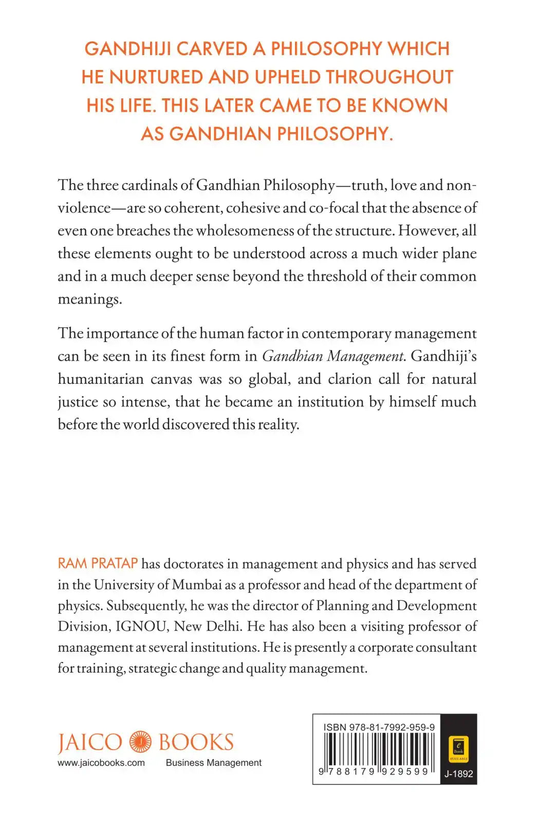Gandhian Management