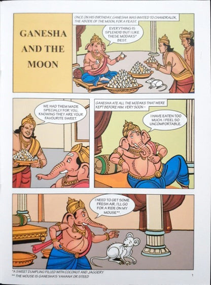 Amar Chitra Katha Vol. 830 Ganesha And The Moon (P)