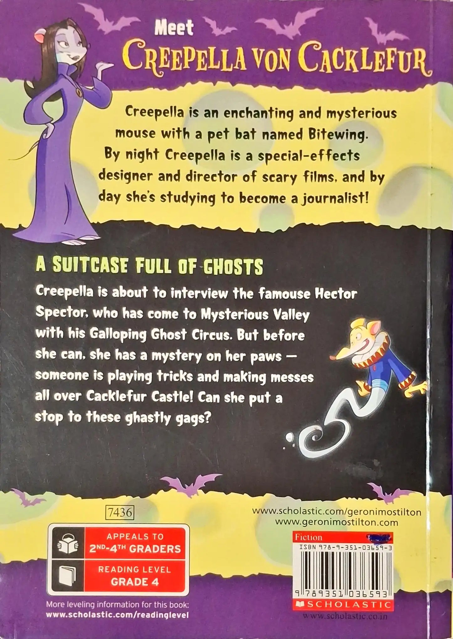 Creepella von Cacklefur #7 - A Suitcase Full of Ghosts : Geronimo Stilton (P)