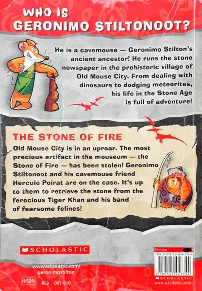 Geronimo Stilton Cavemice The Stone Of Fire (P)