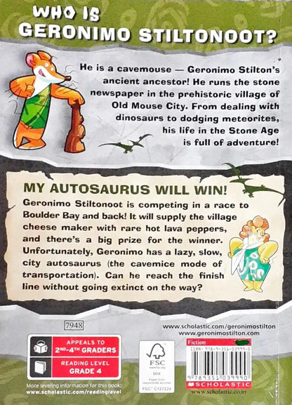 Geronimo Stilton Cavemice My Autosaurus Will Win (P)